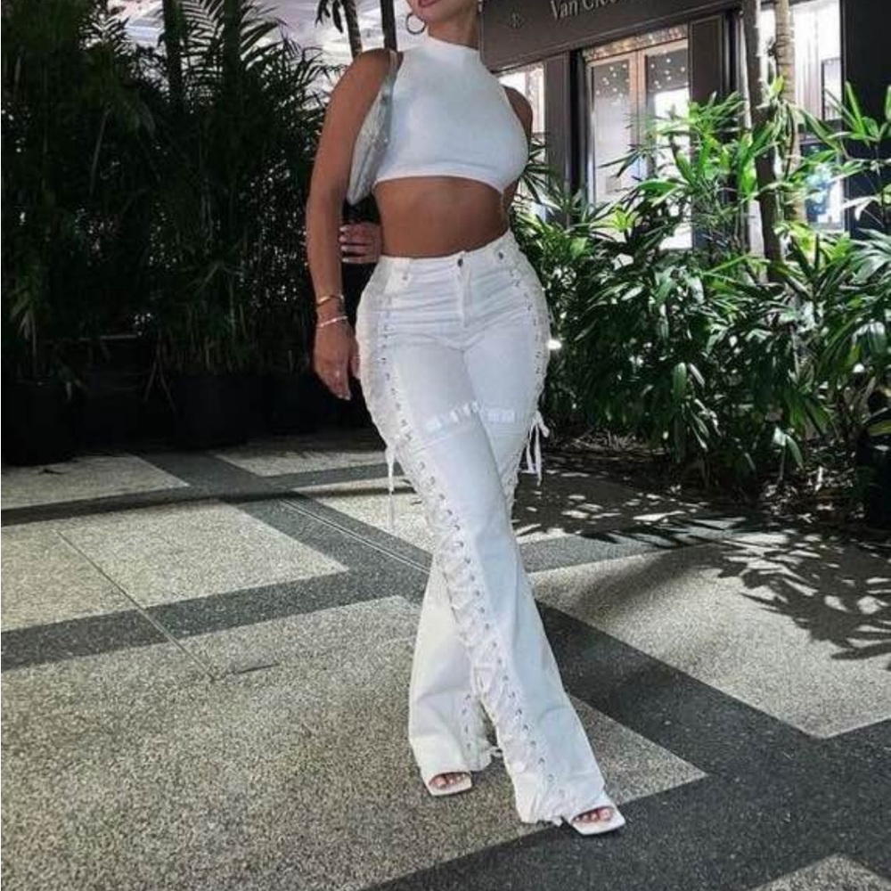 I.AM.GIA White Holly Pants